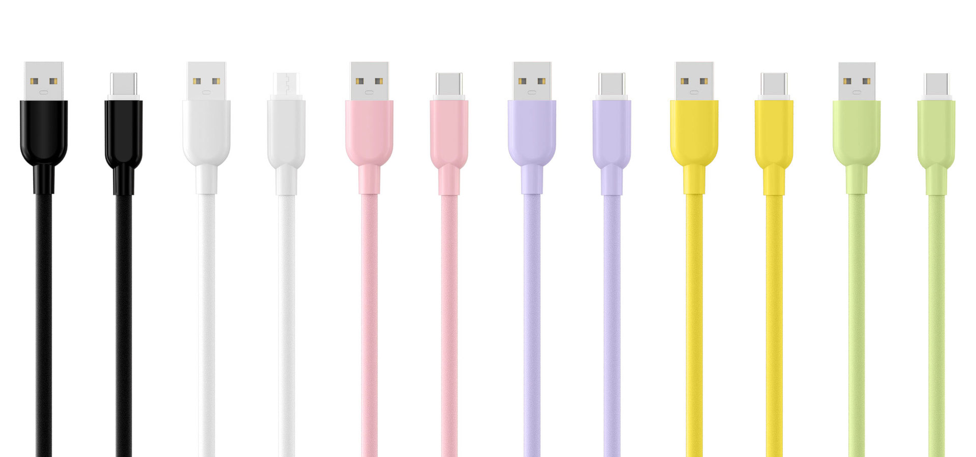 DAC126 Macaroon Silicone USB Cable