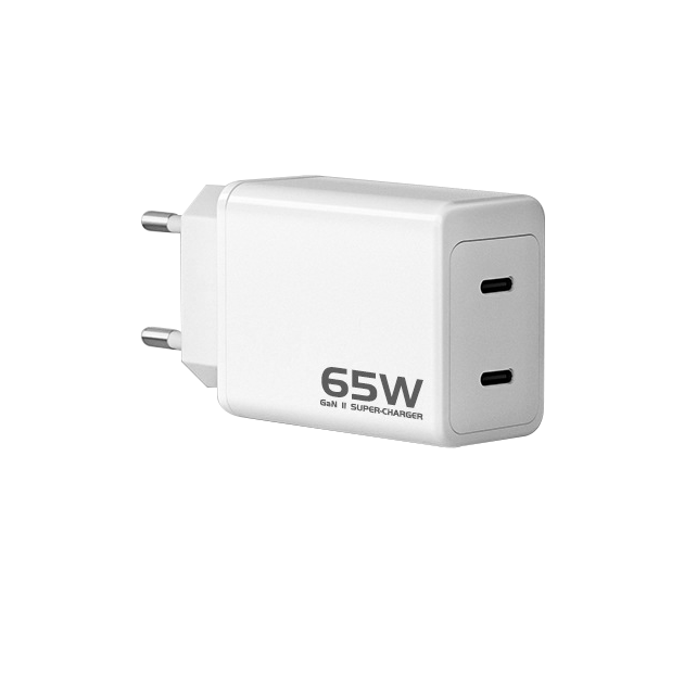 DAB743 GaN 65W Dual PD Super Charger Power Adaptor