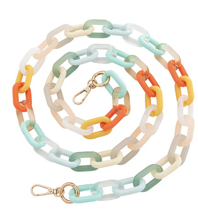 DPS148 Colorful buckle chain Phone Strap