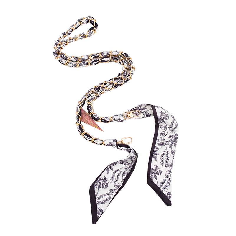 DPS168 Silk Scarf Lanyard ( Long）    