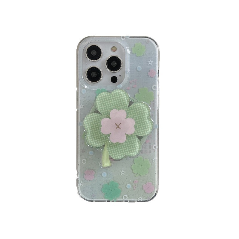 DAB643 Four-Leaf Clover Magnetic Phone Holder