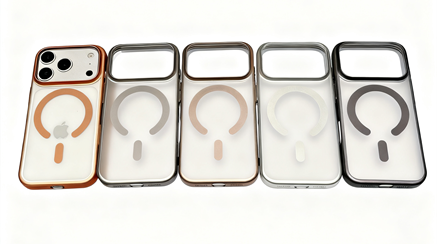DIP845 Magnetic Electroplated-edged phone case  