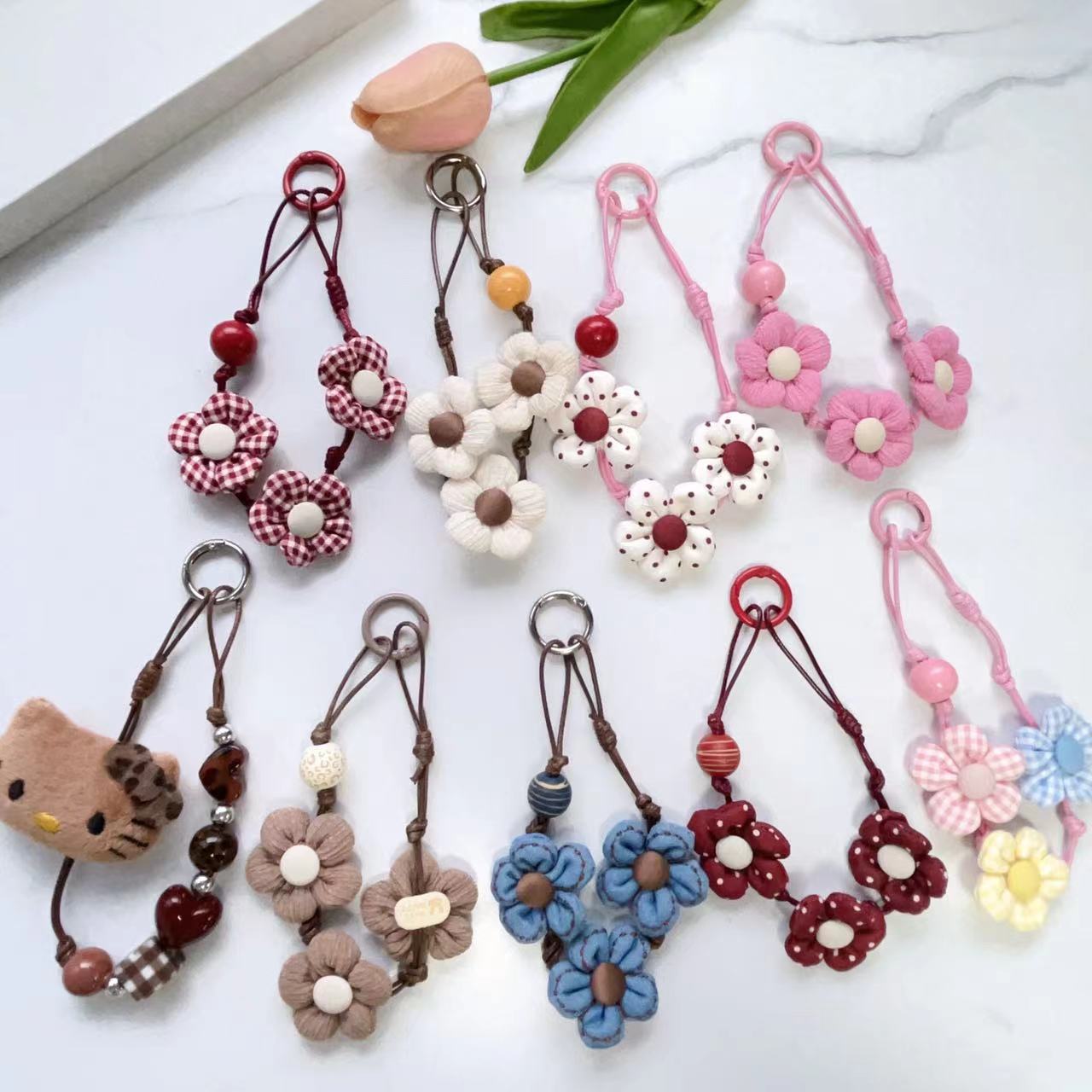 Flower Charm Lanyard