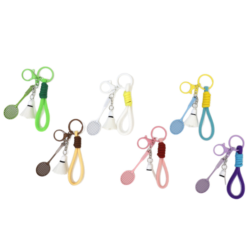 Badminton Keychain