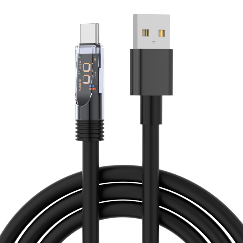 DAC122 OD6.0 Transparent USB Cable, max 5A